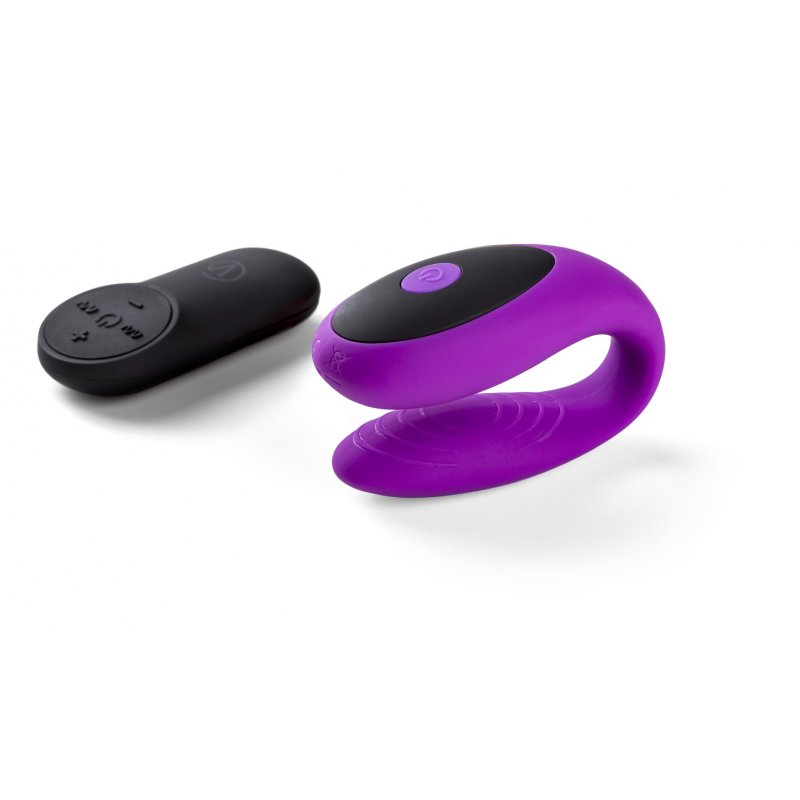 VIBRADOR G-SPOT & CLITORIAL E12 MORADO