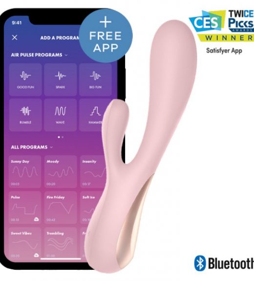 SATISFYER VIBRADOR MONO FLEX APP MALVA
