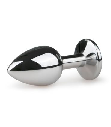 Plug Anal Metálico S Con Piedra Transparente - Imagen 3