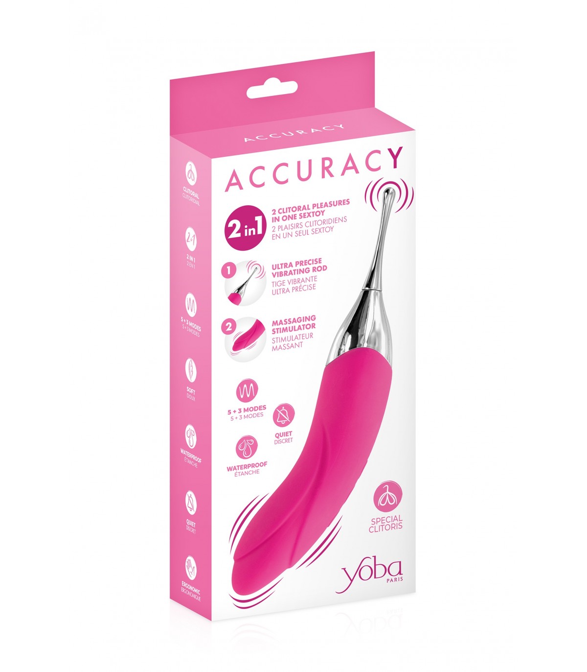 2 EN 1 VARITA VIBRADOR ACCURACY USB - Imagen 3