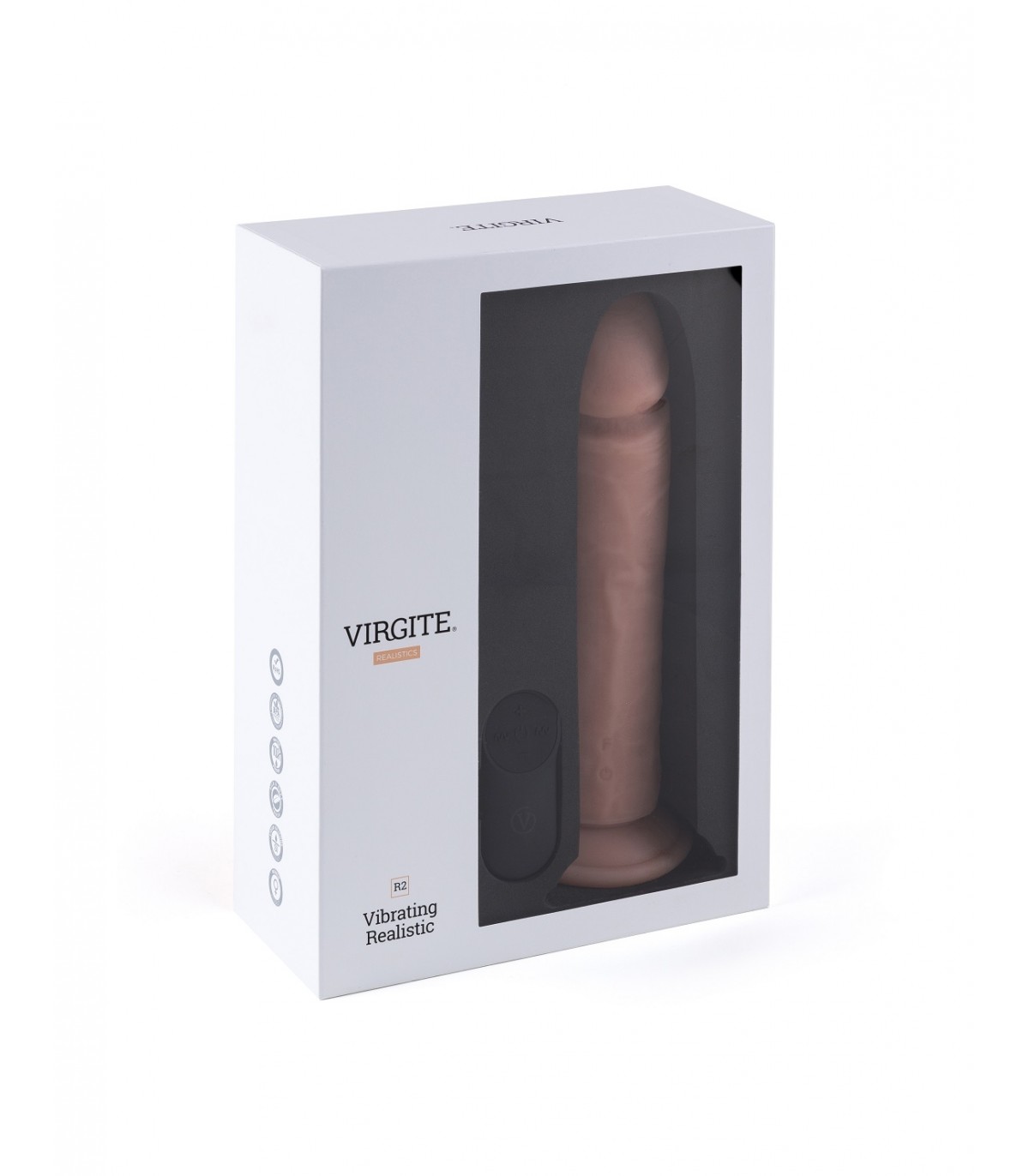 Vibrador Realistico "R2" con Control Remoto 21 cm - Imagen 2