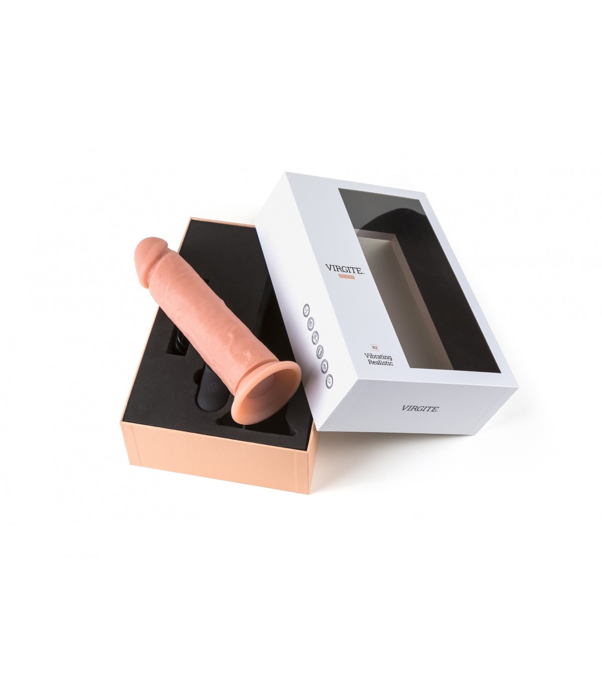 Vibrador Realistico "R2" con Control Remoto 21 cm - Imagen 4